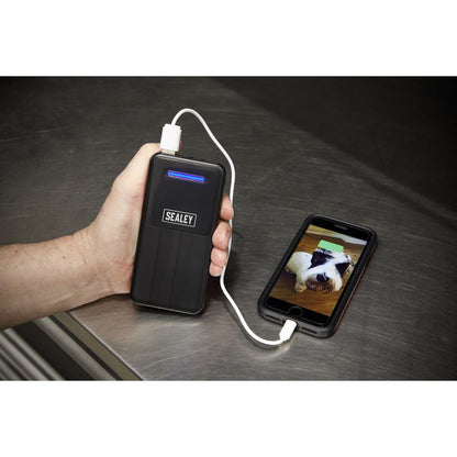 Sealey SPB101 Portable Power Bank 10W 10000mAh Sealey