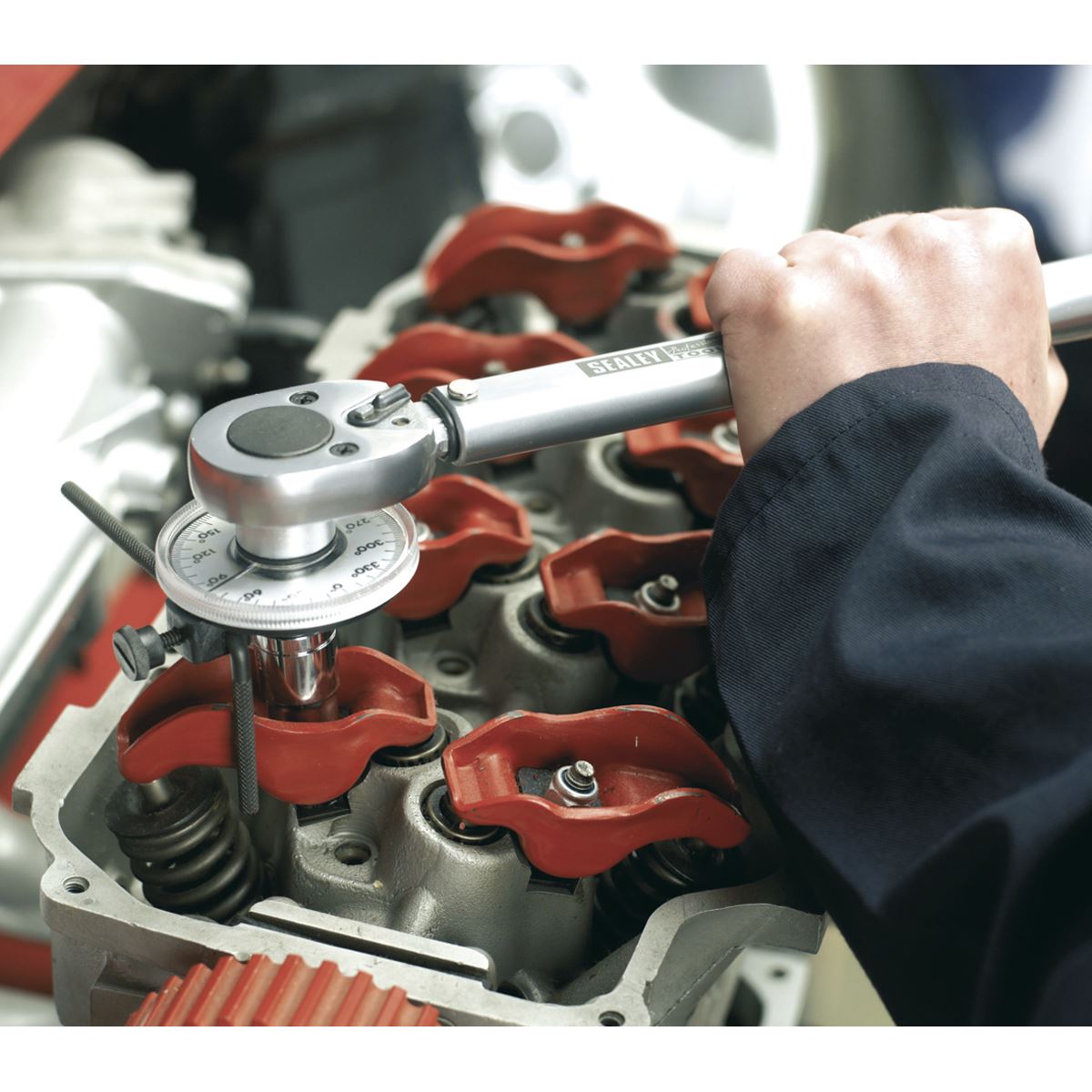 Sealey AK624 Micrometer Torque Wrench 1/2"Sq Drive Calibrated Sealey