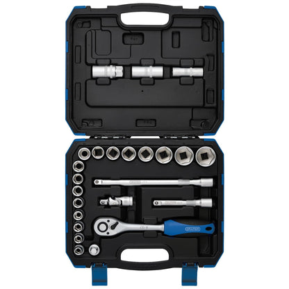 Draper 16362 Metric Socket Set 1/2" Sq. Dr. 24 Piece Draper
