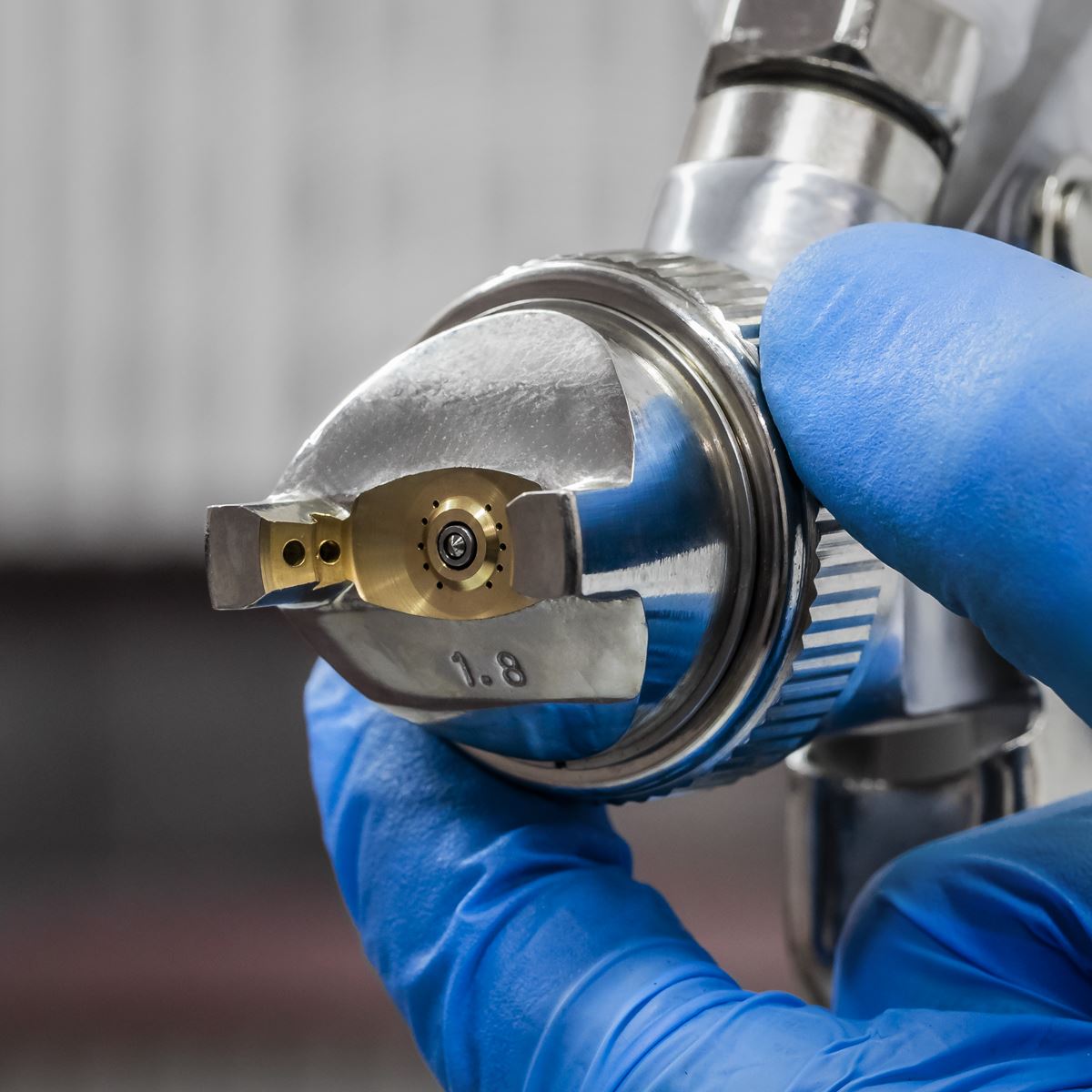 Sealey S642G Spray Gun Gravity Feed - 1.8mm Set-Up Siegen