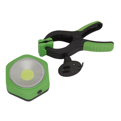 Sealey LED100C Work Light with Clamp 3W COB LED Sealey