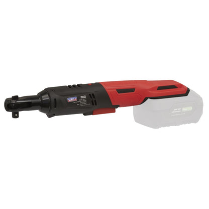 Sealey CP20VRW Ratchet Wrench 20V SV20 Series 3/8"Sq Drive 60Nm - Body Only Sealey