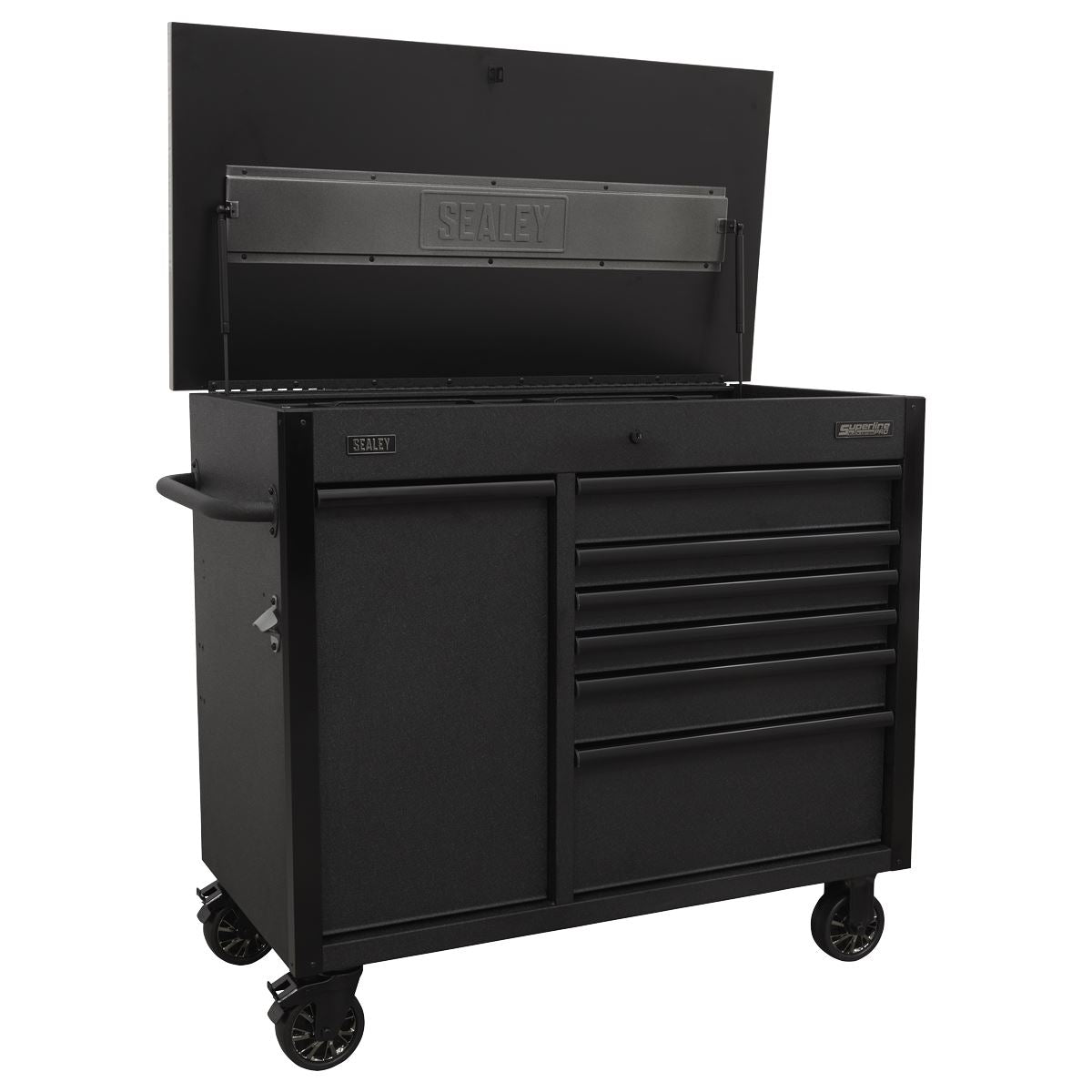 Sealey AP4206BE Mobile Tool Cabinet 1120mm with Power Tool Charging Drawer Sealey