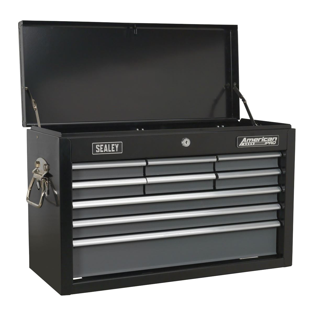 Sealey AP2509B Topchest 9 Drawer with Ball-Bearing Slides - Black/Grey Sealey