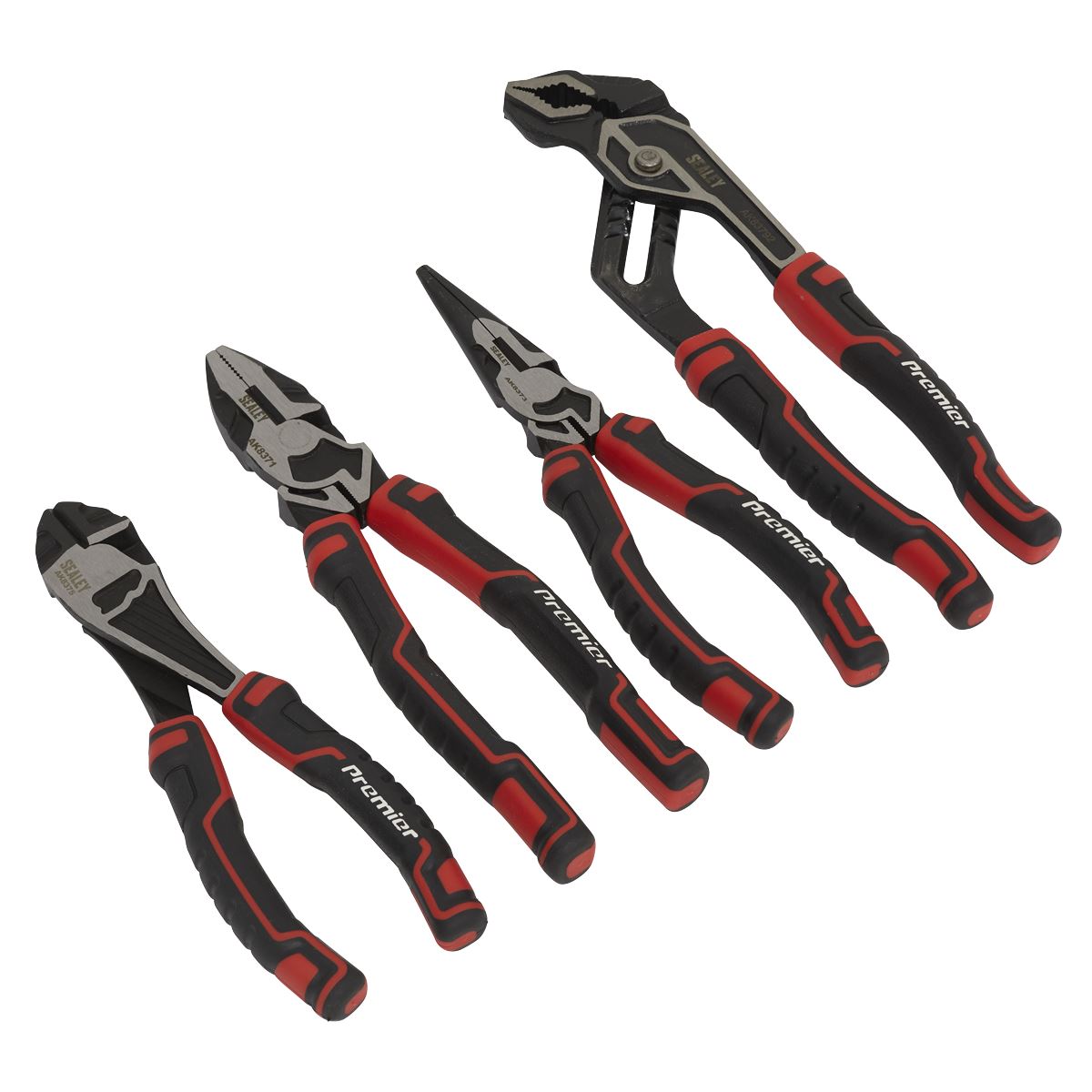 Sealey AK8378 Pliers Set High Leverage 4pc Sealey