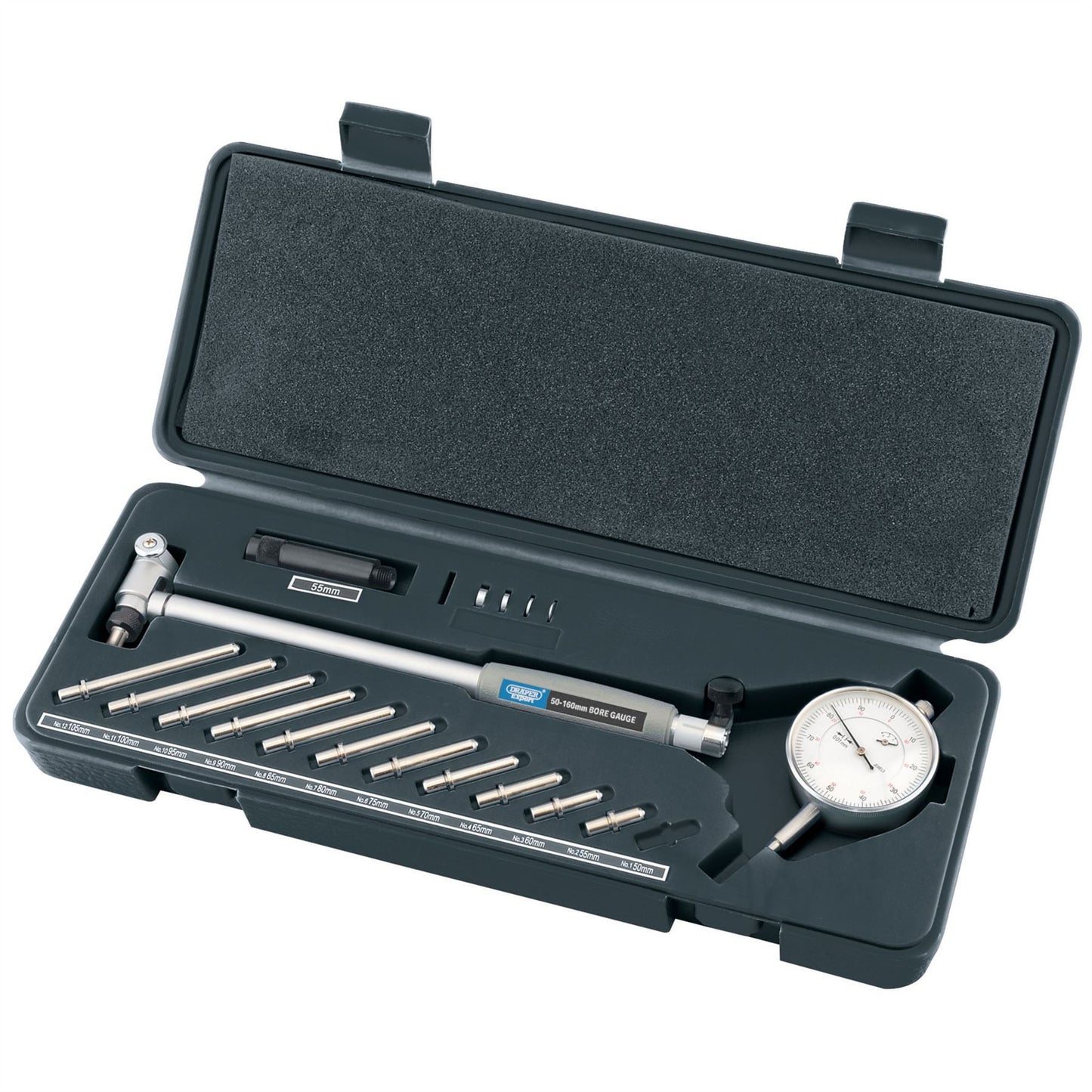 Draper 02753 Expert Bore Gauge Set 50 - 160mm Draper