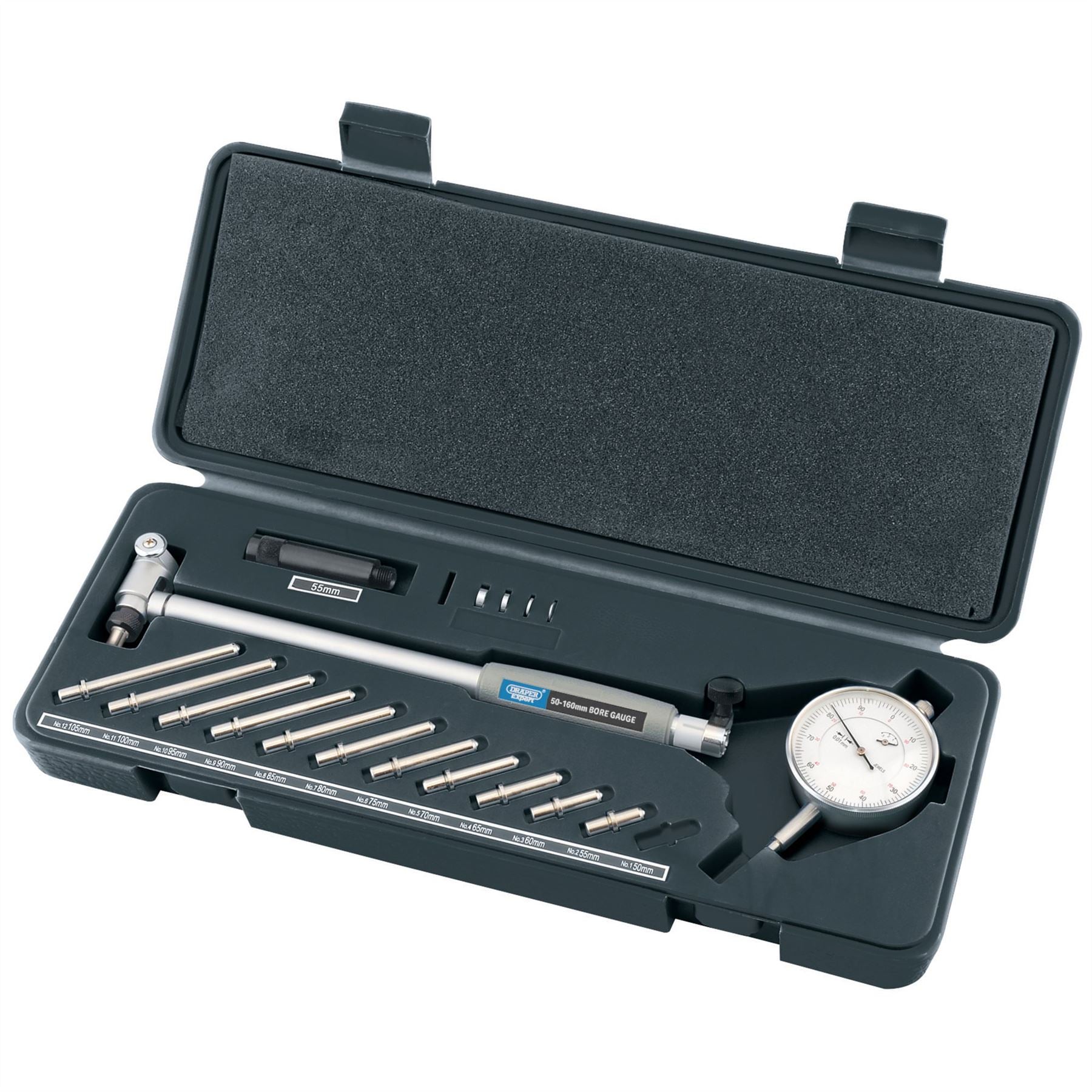 Draper 02753 Expert Bore Gauge Set 50 - 160mm Draper