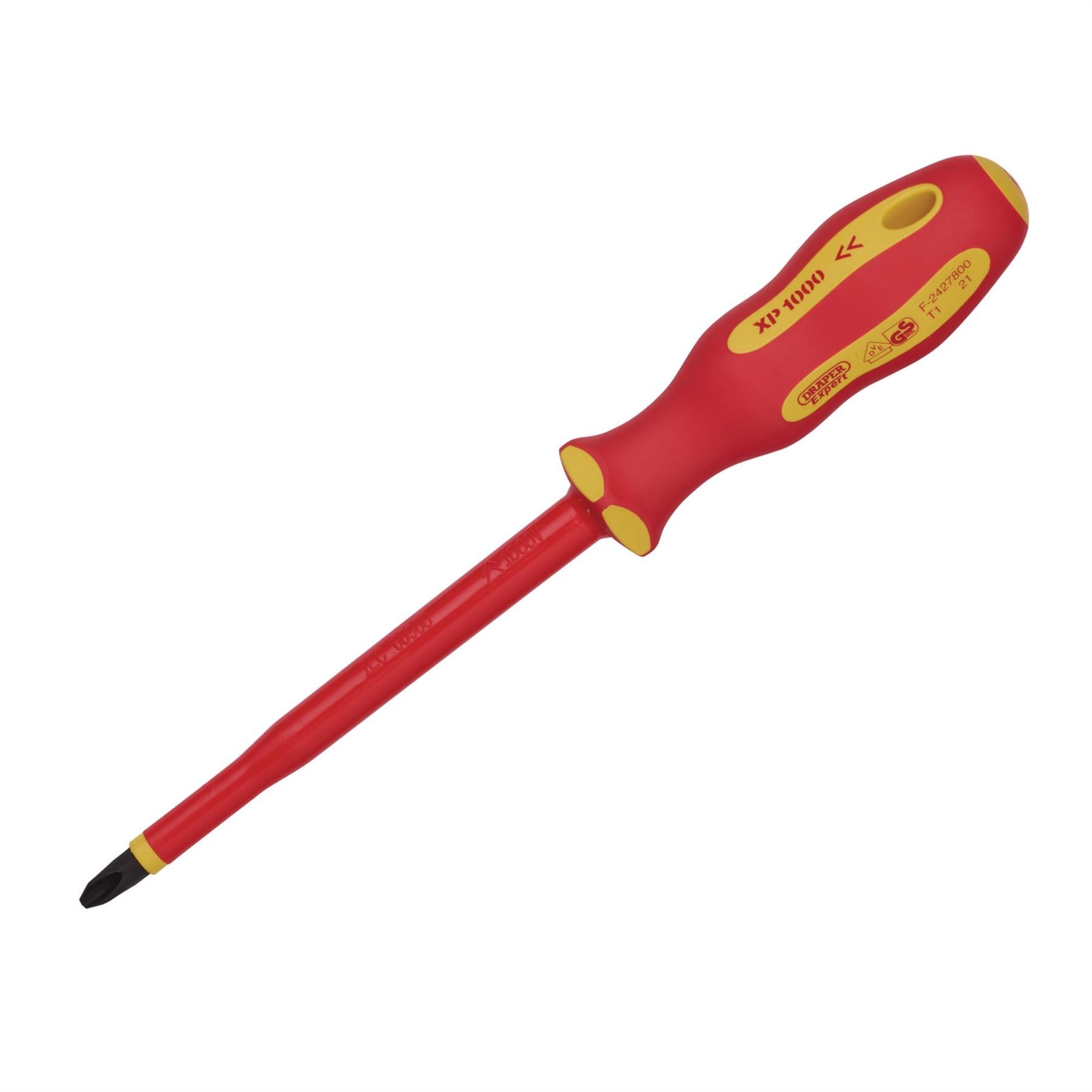 Draper 64433 XP1000® VDE Cross Slot Screwdriver No.3 x 150mm Draper