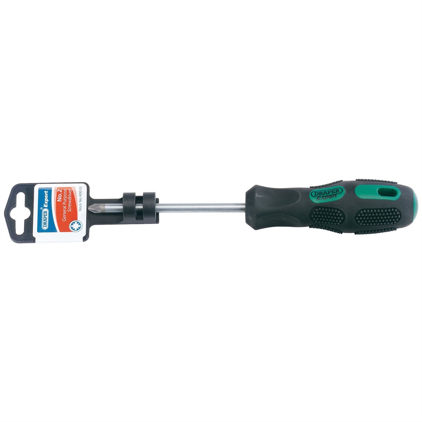 Draper 40038 PZ Type General Purpose Screwdriver No.2 x 100mm Draper
