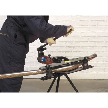 Sealey PBS90 Industrial Hydraulic Pipe Bender with Stand 9 Tonne Sealey