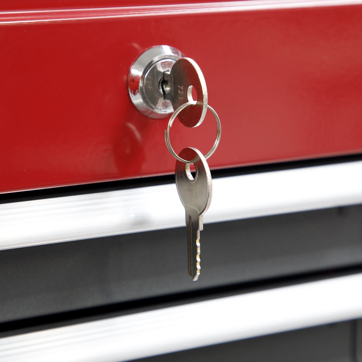 Sealey AP22507BB Rollcab 7 Drawer with Ball-Bearing Slides - Red/Grey Sealey