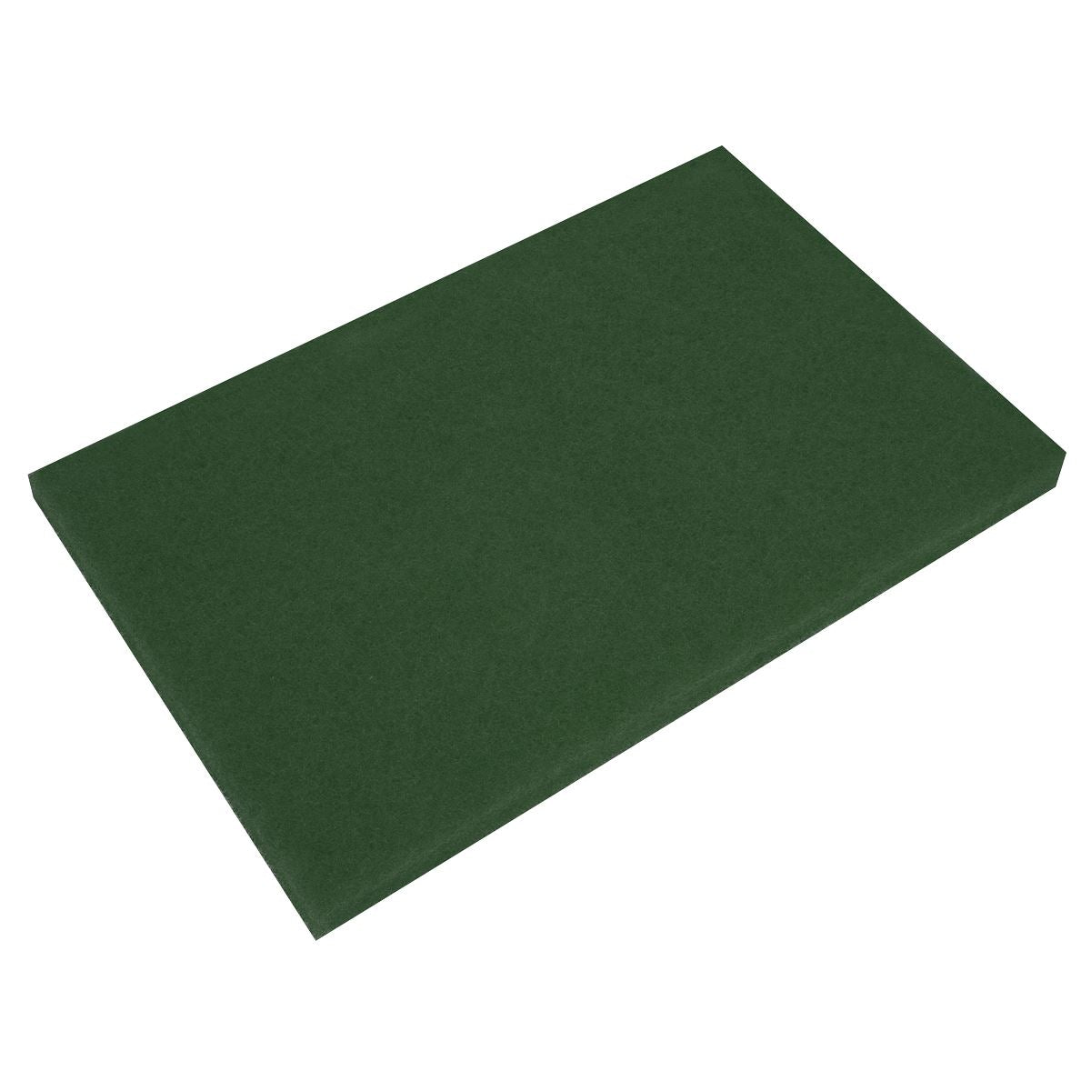 Sealey GSP1218 Green Scrubber Pads 12 x 18 x 1" - Pack of 5 Sealey