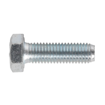 Sealey SS1240 HT Setscrew M12 x 40mm 8.8 Zinc Pack of 25 Sealey
