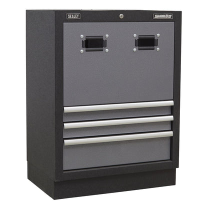 Sealey APMSSTACK16SS Superline PRO® 4.9m Storage System - Stainless Steel Worktop Sealey