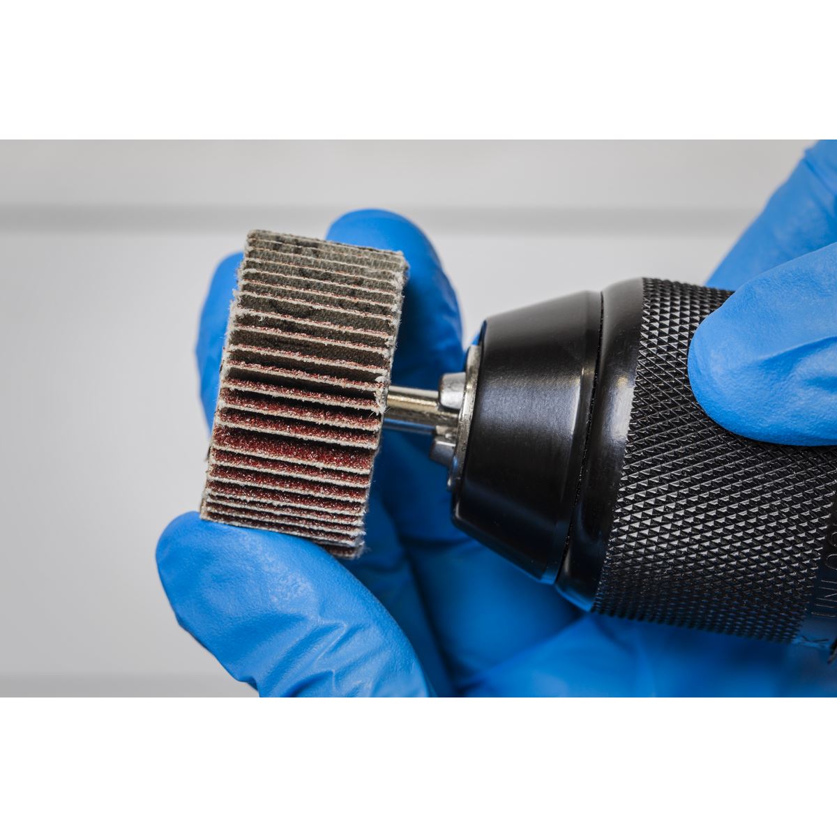 Sealey FW4020405 Abrasive Flap Wheel Ø40 x 20mm 40Grit Ø6mm Shaft - Pack of 5 Sealey