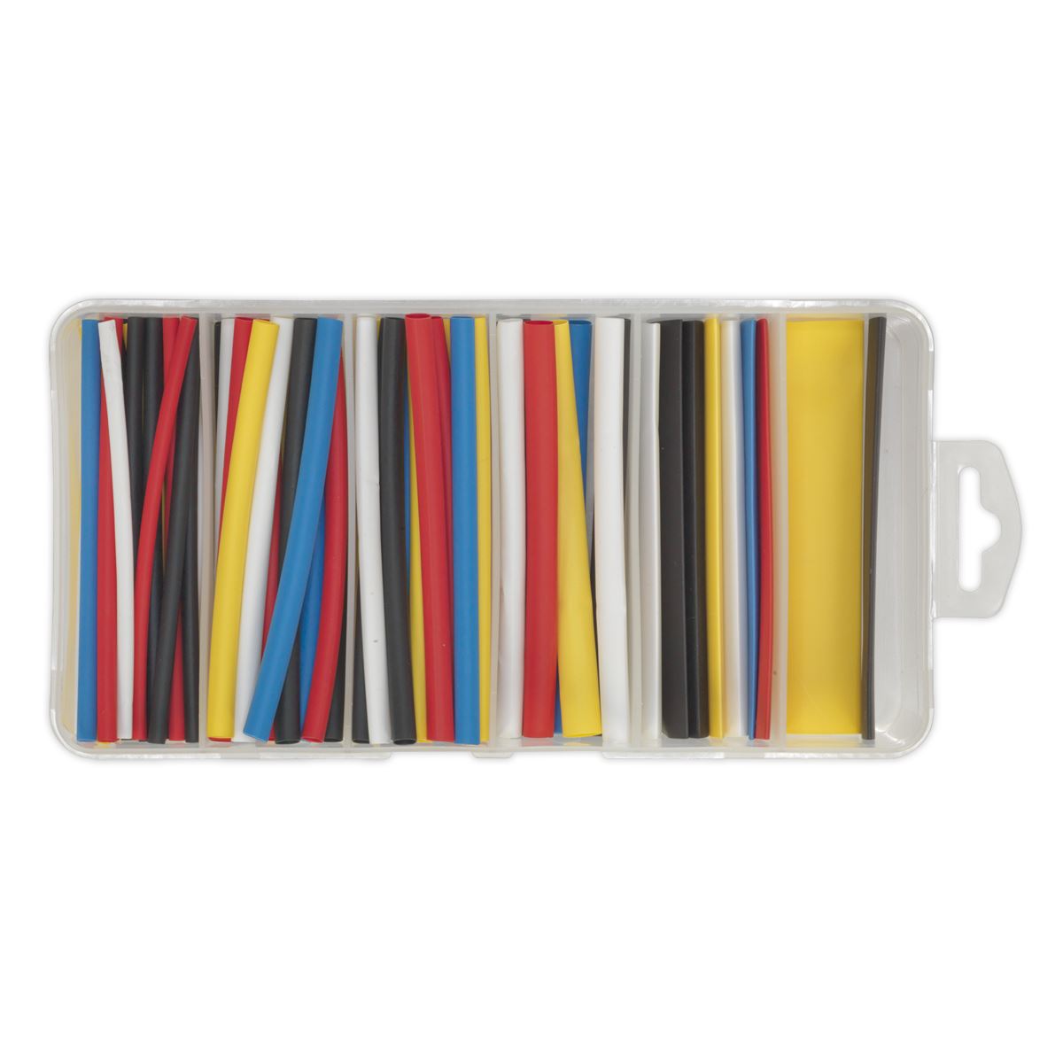 Sealey HST100MC Heat Shrink Tubing Assortment 95pc 100mm Mixed Colours Sealey