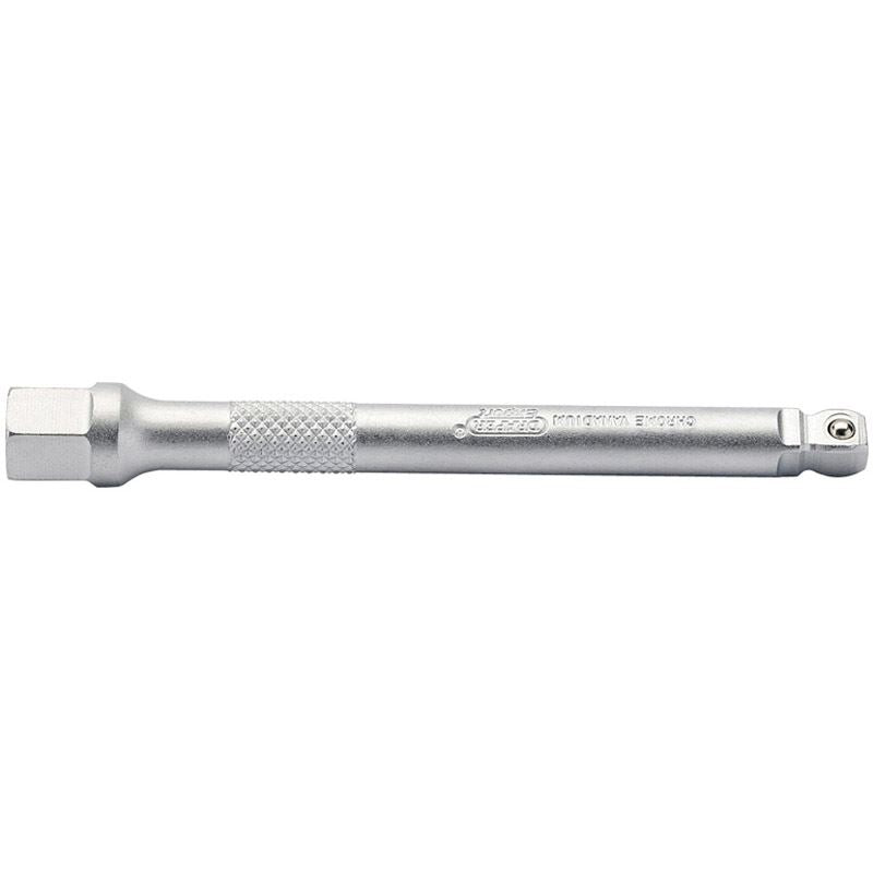 Draper 09918 Expert Satin Chrome Plated Extension Bar 1/4" Sq. Dr. 100mm Draper