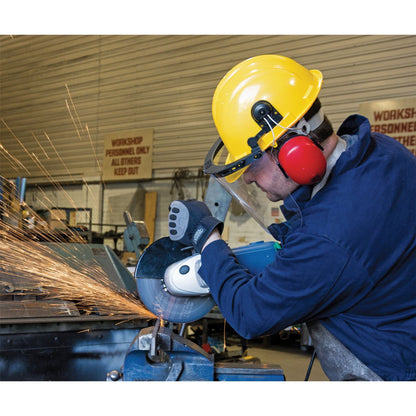 Draper 69933 Safety Helmet with Ear Muffs and Visor Draper