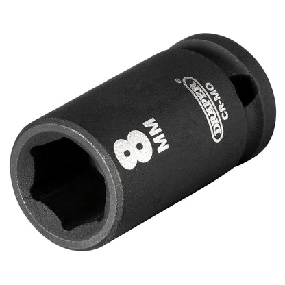 Draper 05012 Expert HI-TORQ® 6 Point Impact Socket 1/4" Sq. Dr. 8mm Draper