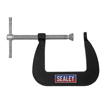 Sealey GCC01 Junior C-Clamp Set 4pc - 64mm x 64mm Sealey