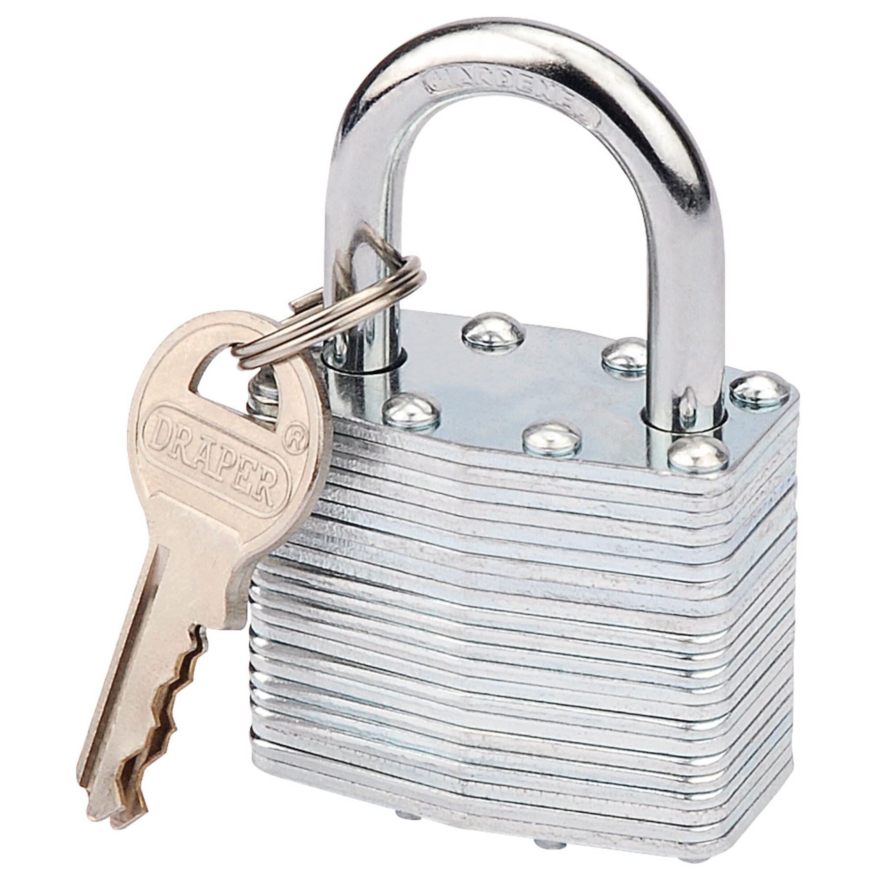 Draper 14020 Laminated Steel Padlock 40 x 23mm Draper
