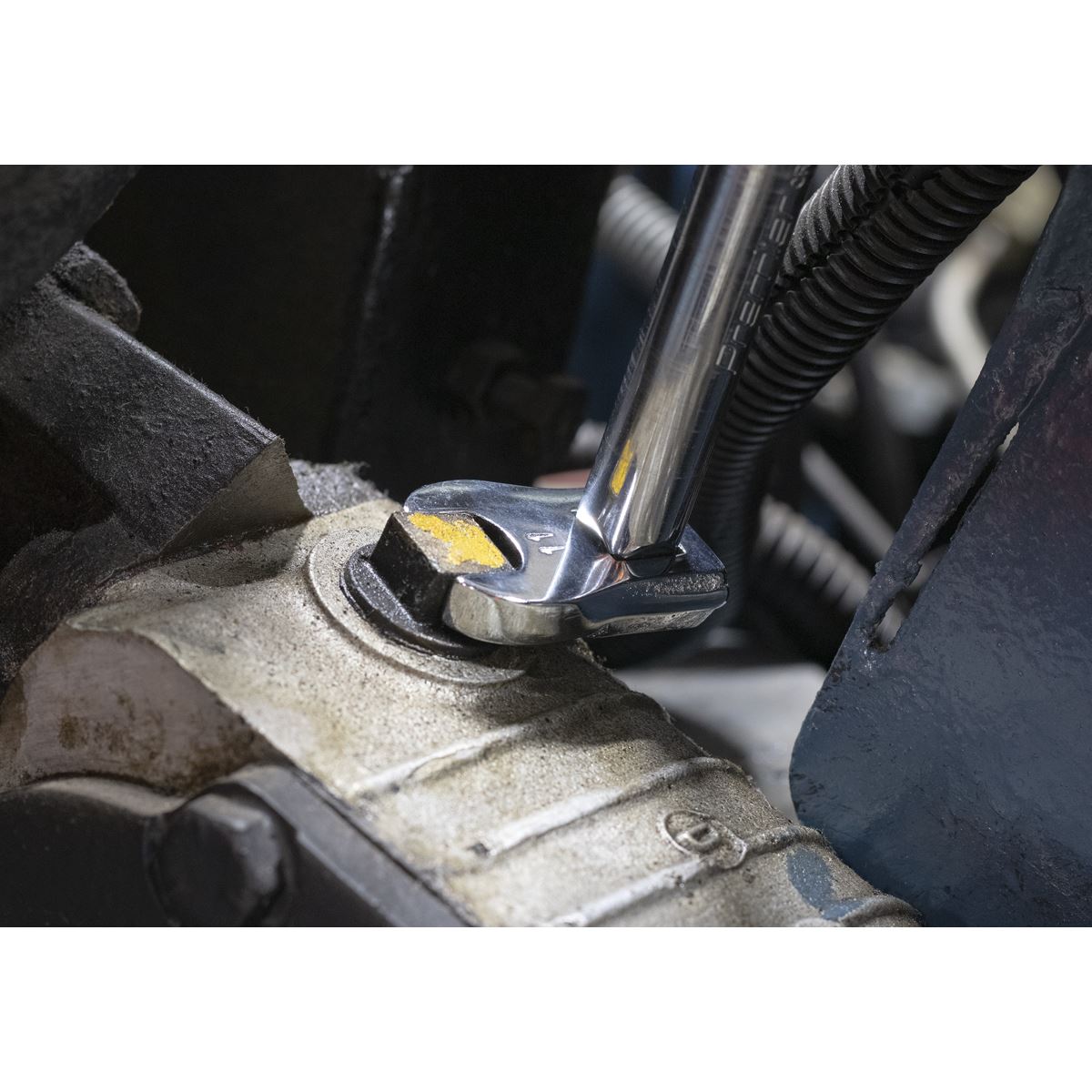 Siegen S0866 Crow's Foot Open-End Spanner Set 10pc 3/8"Sq Drive Metric Siegen