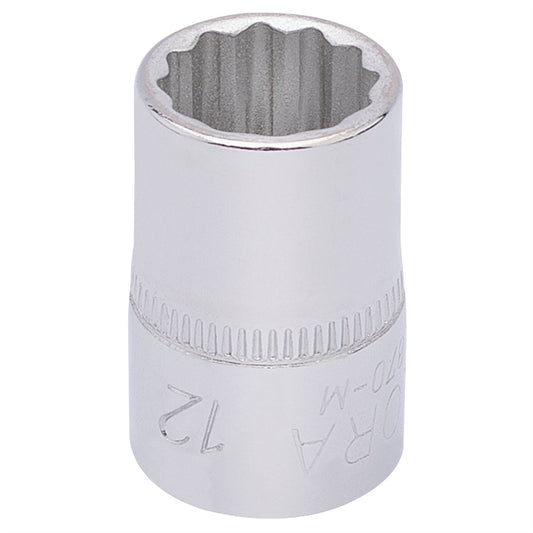 Elora 25888 Bi-Hexagon Socket 3/8" Sq. Dr. 12mm Elora