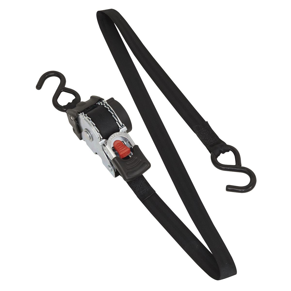 Sealey ATD25301 Auto Retractable Ratchet Strap 25mm x 3m Sealey