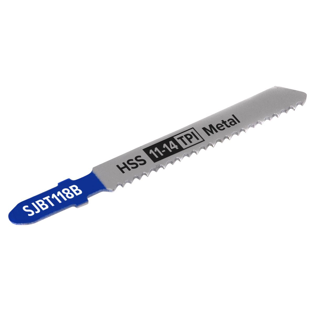 Sealey SJBT118B Jigsaw Blade Metal 92mm 11-14tpi - Pack of 5 Sealey
