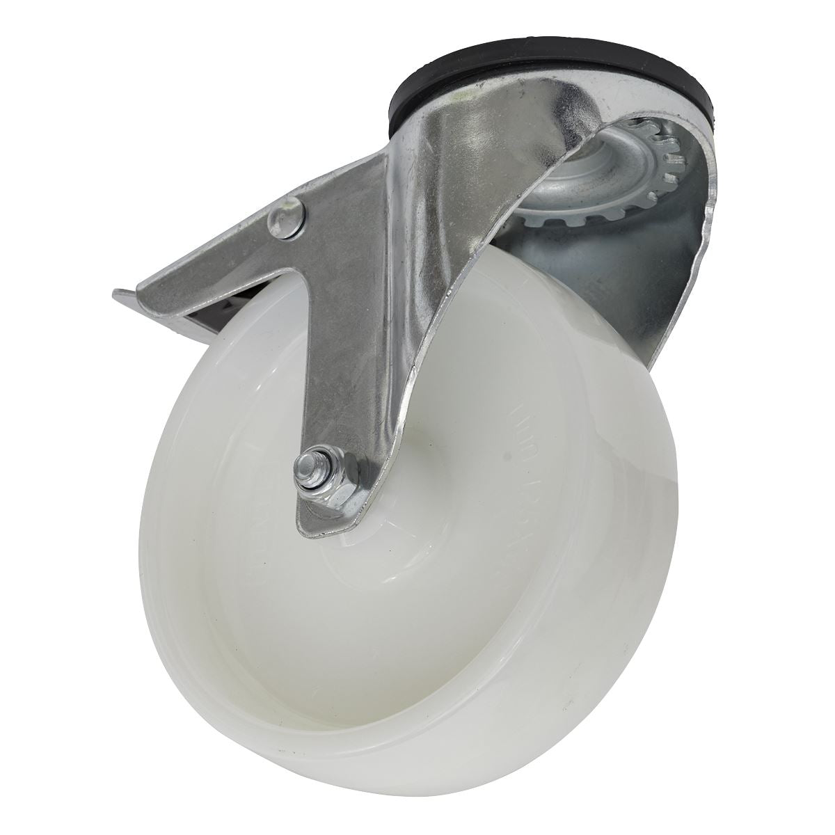 Sealey SCW4125SBL Castor Wheel Bolt Hole Swivel with Total Lock Ø125mm Sealey