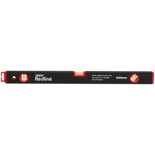 Draper 68016 Redline® Box Spirit Level 600mm Draper