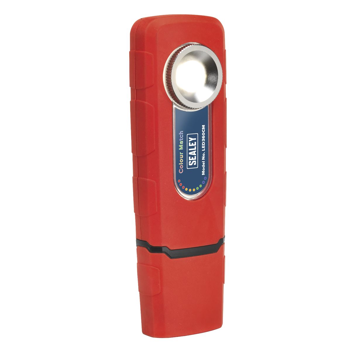 Sealey LED360CM 360° Rechargeable Inspection Light 5W COB LED Colour Match CRI 96 - 3-Colour Sealey