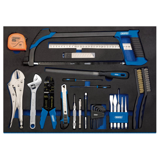 Draper 63547 Tool Kit in Full Plus Drawer EVA Insert Tray 38 Piece Draper