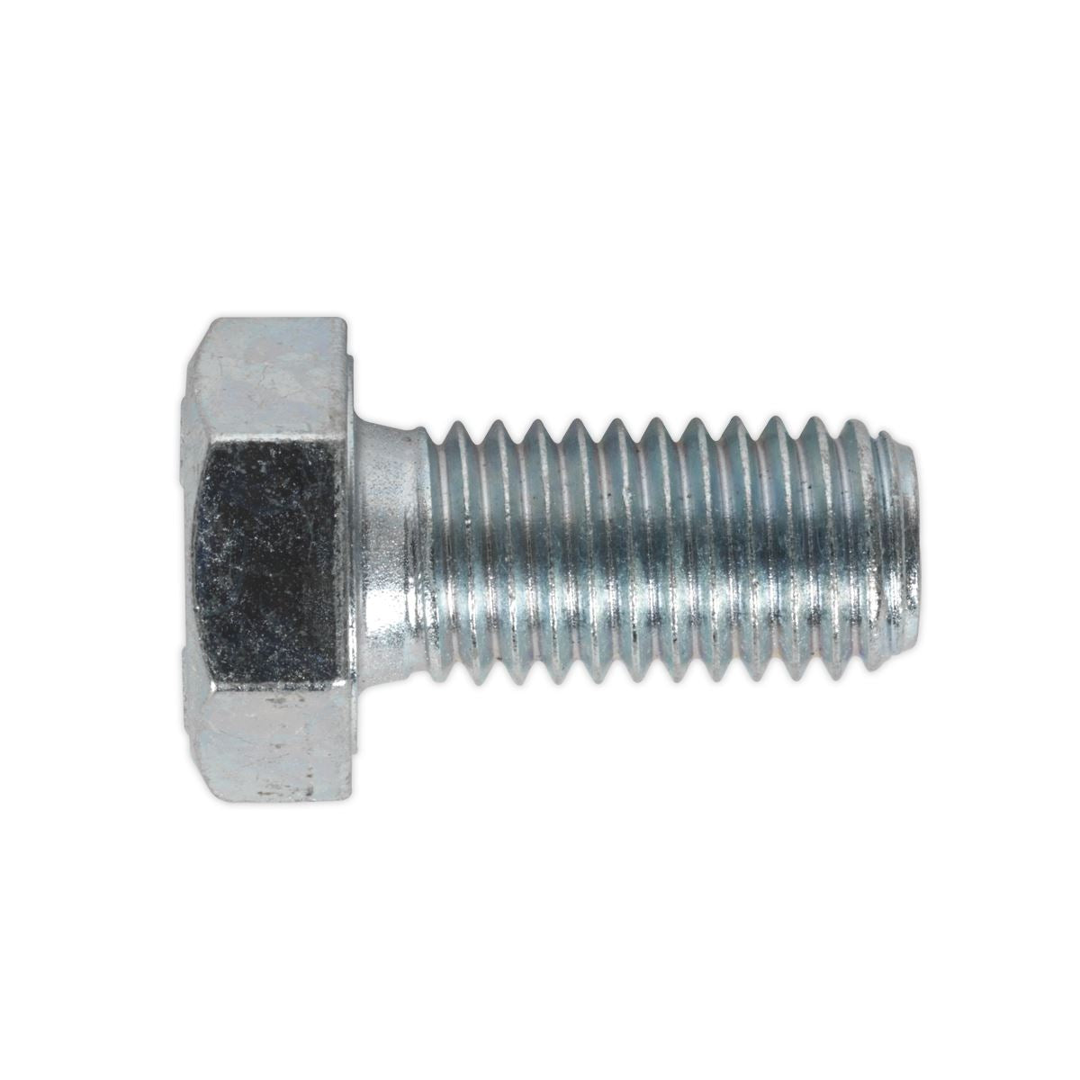 Sealey SS1225 HT Setscrew M12 x 25mm 8.8 Zinc Pack of 25 Sealey