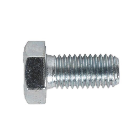Sealey SS1225 HT Setscrew M12 x 25mm 8.8 Zinc Pack of 25 Sealey