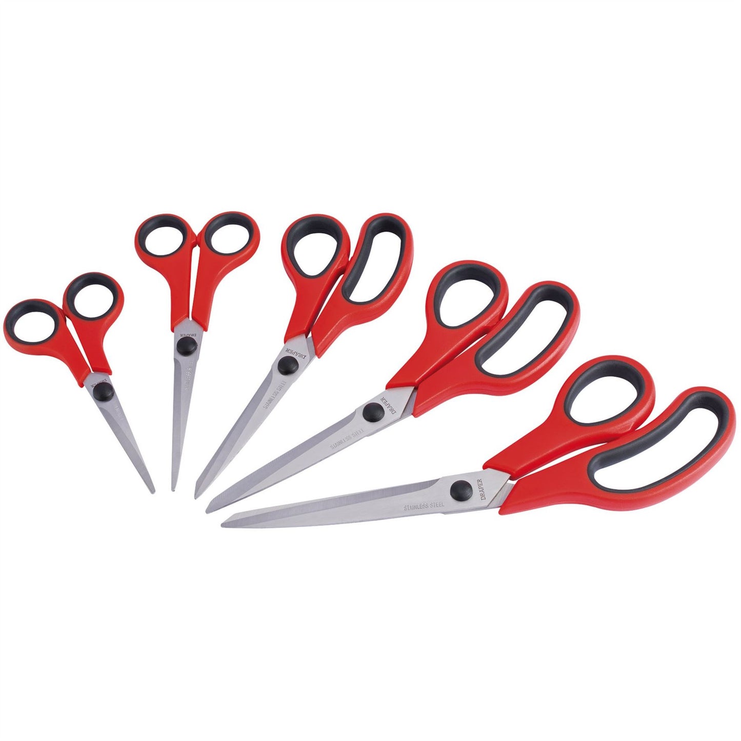 Draper 67835 Redline® Household Scissor Set 5 Piece Draper