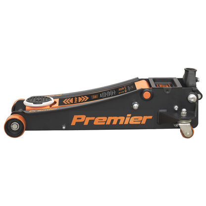 Sealey 3040AO Premier Low Profile Trolley Jack with Rocket Lift 3 Tonne - Orange Sealey