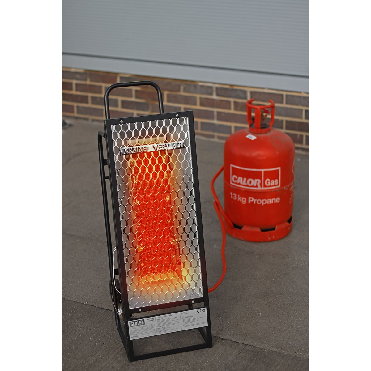Sealey LPH35 Space Warmer® Industrial Propane Heater 35000Btu/hr Sealey