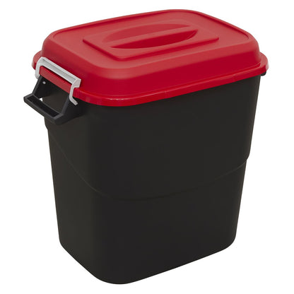 Sealey BM75R Refuse/Storage Bin 75L - Red Sealey