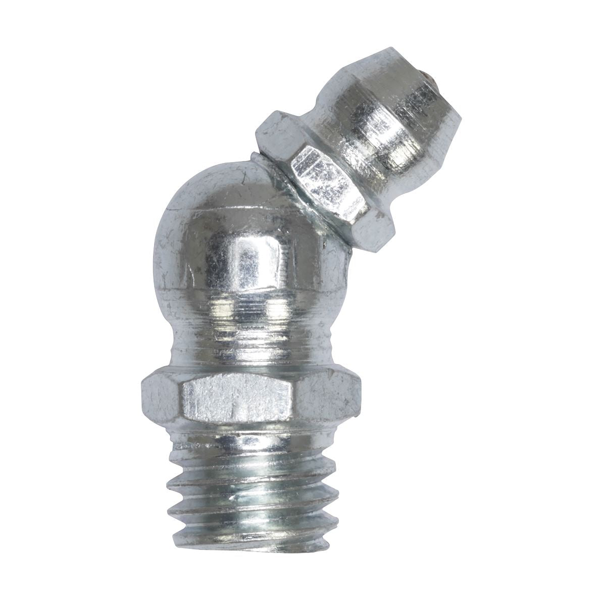 Sealey GNM12 Grease Nipple 45° 8 x 1.25mm Pack of 25 Sealey