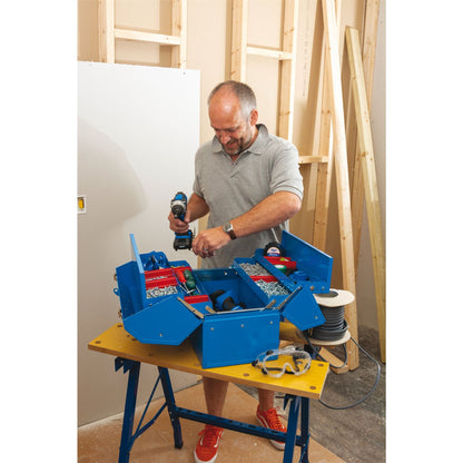 Draper 48566 Barn Type Tool Box with 4 Cantilever Trays 460mm Draper