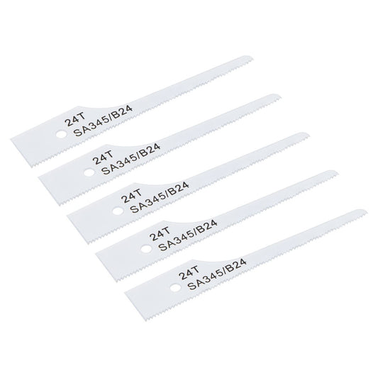 Sealey SA345/B24 74mm Air Saw Blade 24tpi - Pack of 5 Sealey