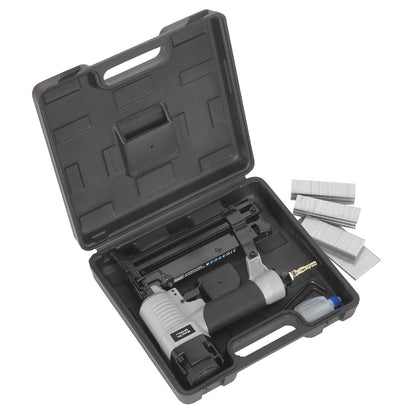 Sealey SA792 Air Nail/Staple Gun 10-50mm/10-40mm Capacity Sealey