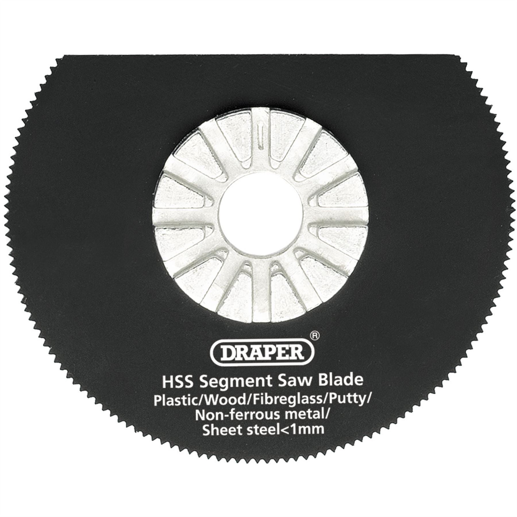 Draper 26057 HSS Segment Saw Blade 63mm Diameter 18tpi Draper