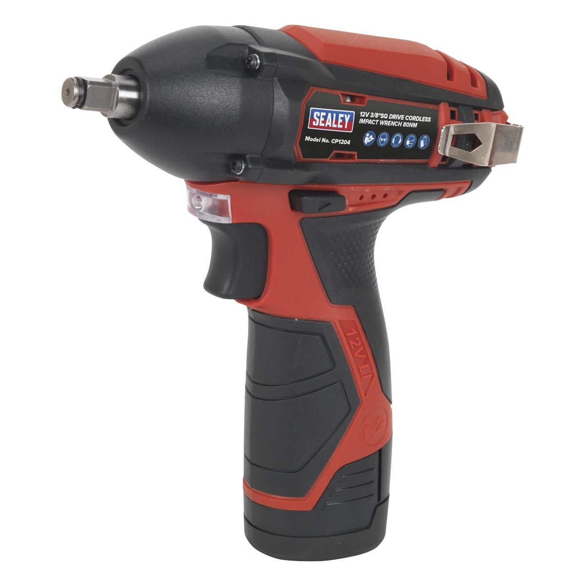 Sealey CP1204 Cordless Impact Wrench 3/8"Sq Drive 12V SV12 Series - Body Only Sealey