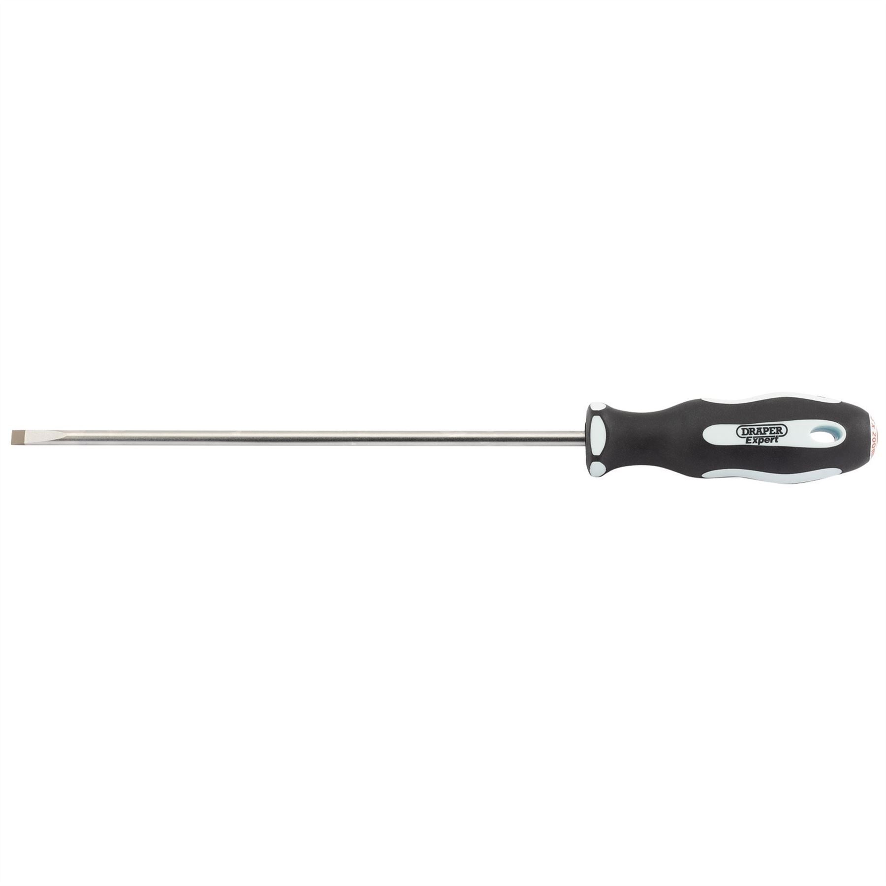 Draper 34975 Plain Slot Soft Grip Parallel Tip Screwdriver 5.5 x 200mm Draper