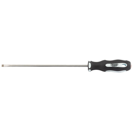Draper 34975 Plain Slot Soft Grip Parallel Tip Screwdriver 5.5 x 200mm Draper