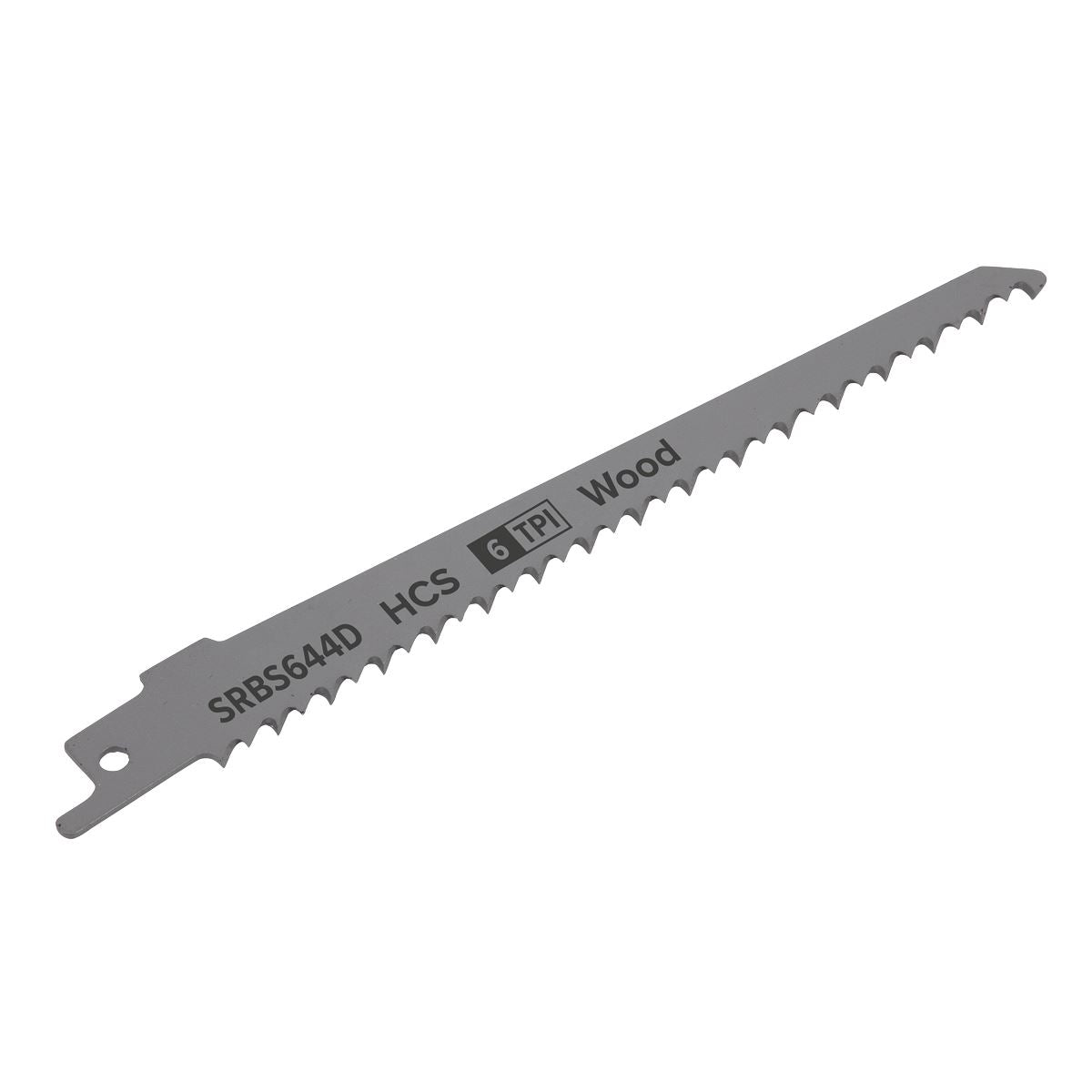 Sealey SRBS644D Reciprocating Saw Blade Clean Wood 150mm 6tpi - Pack of 5 Sealey