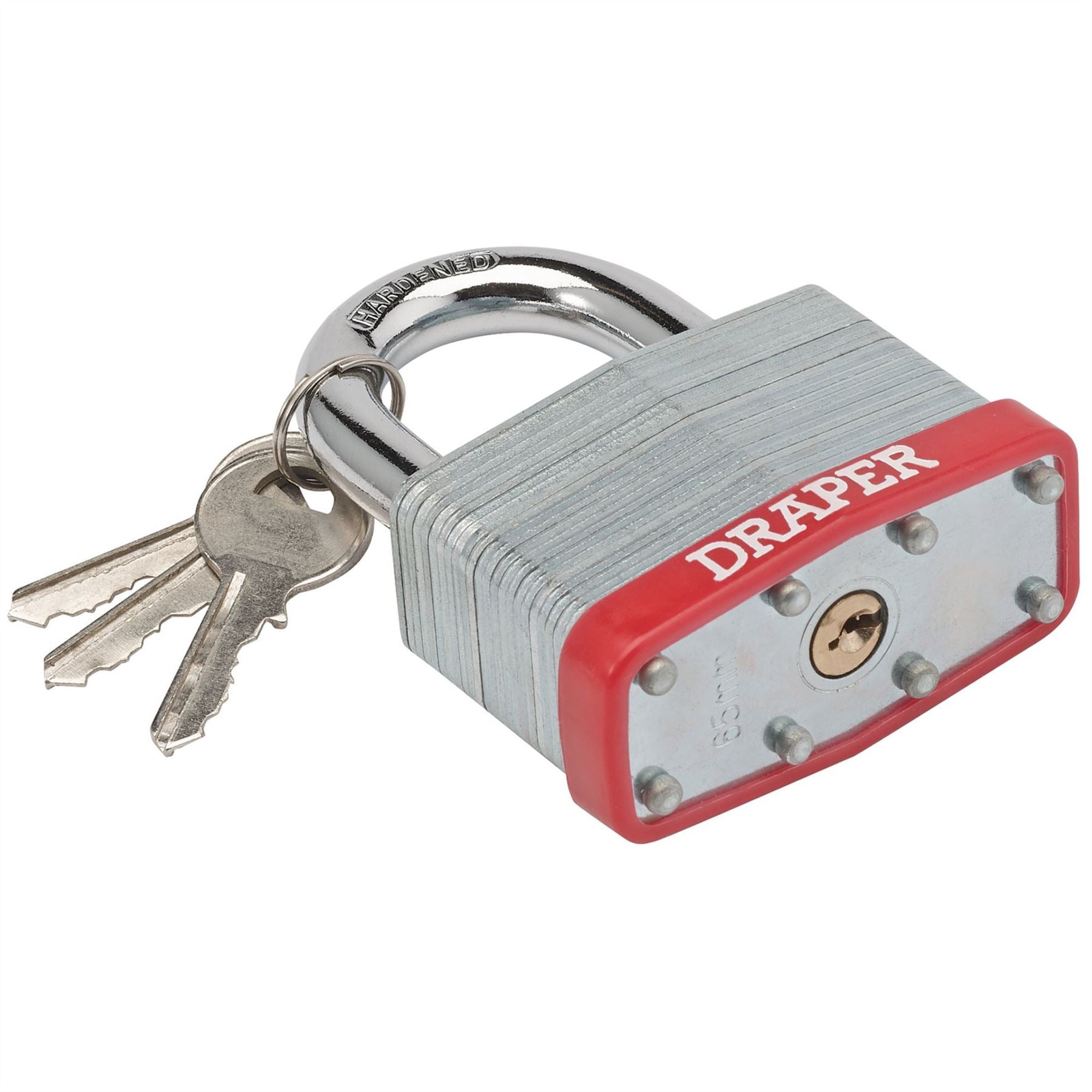 Draper 68807 Redline® Laminated Steel Padlock 65mm Draper