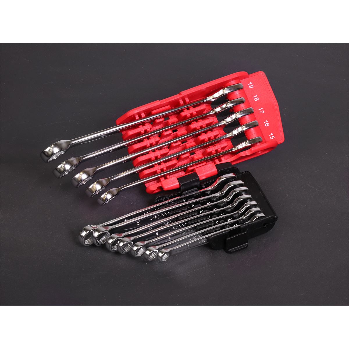 Sealey AK63921 Combination Spanner Set 12pc Lock-On™ 6pt - Metric Sealey